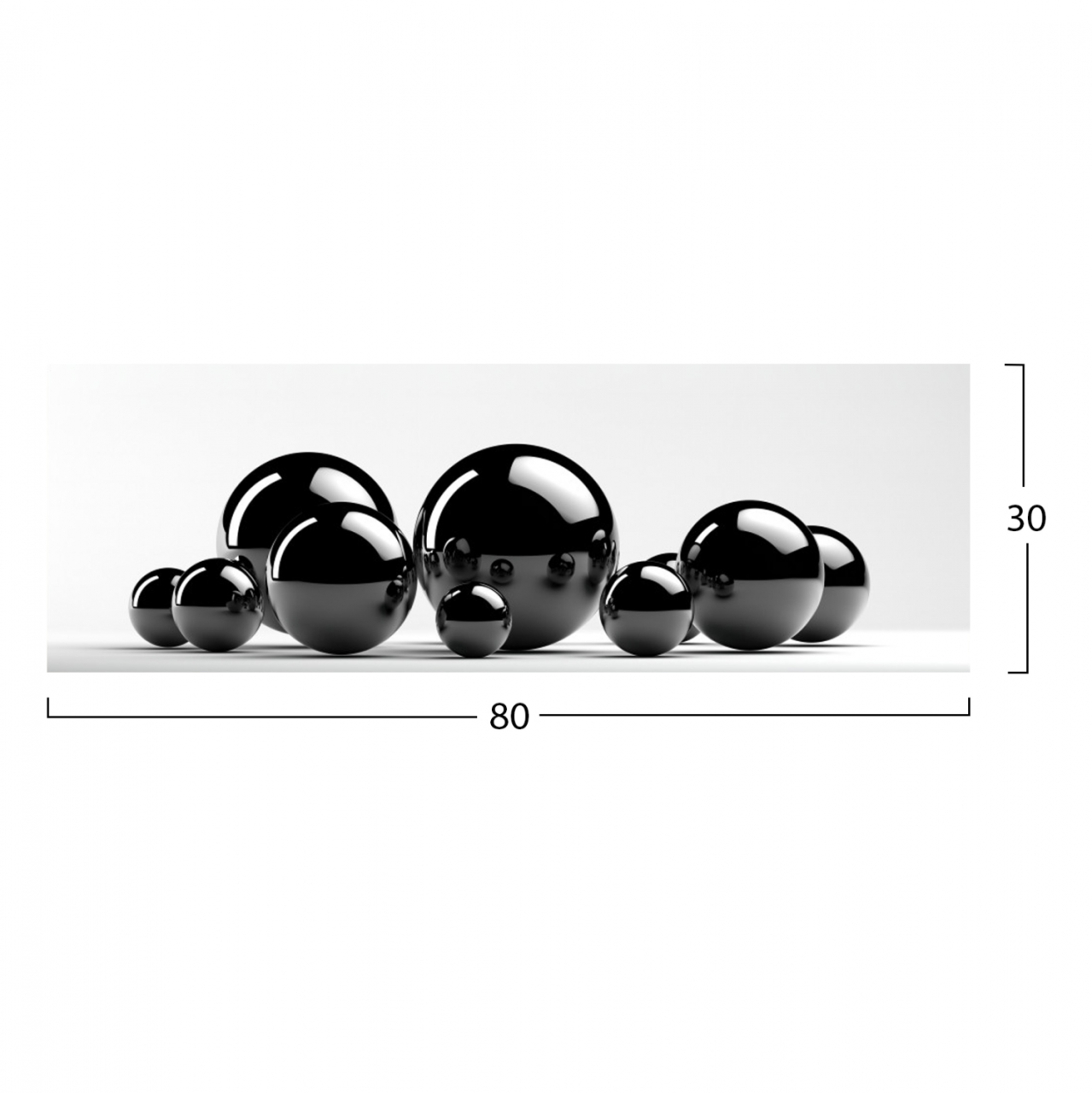 Canvas black and white HM7198.02 80x3x30 cm. [2]