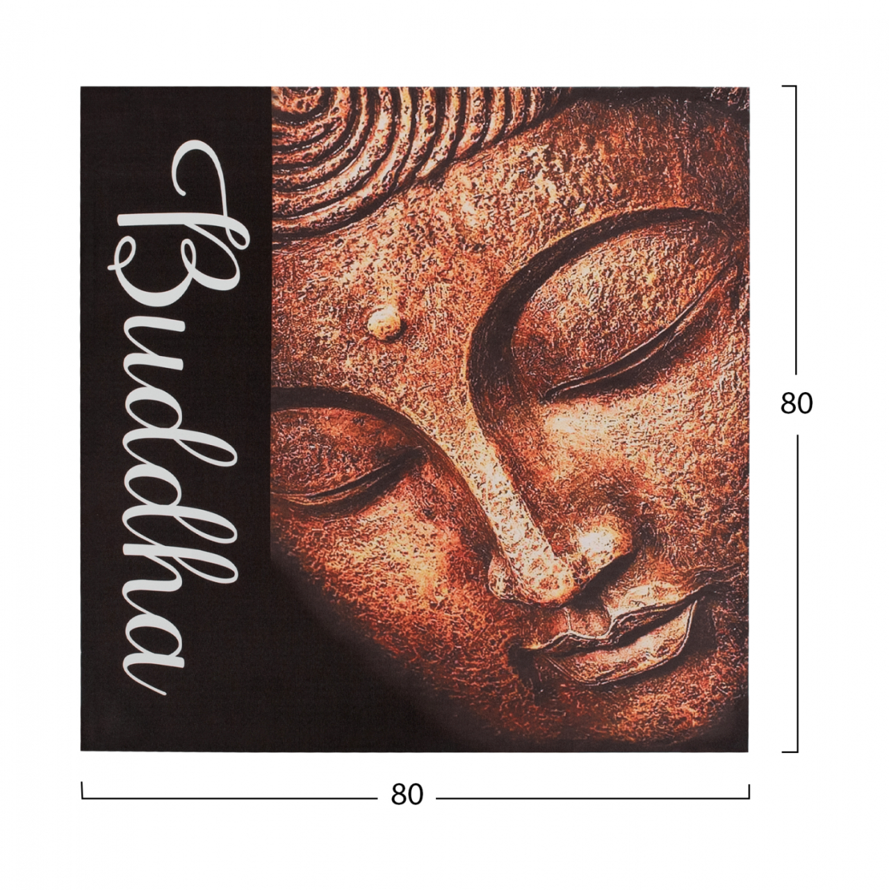 Canvas Buddha2 HM7156.02 80X80X2.5 cm. [2]