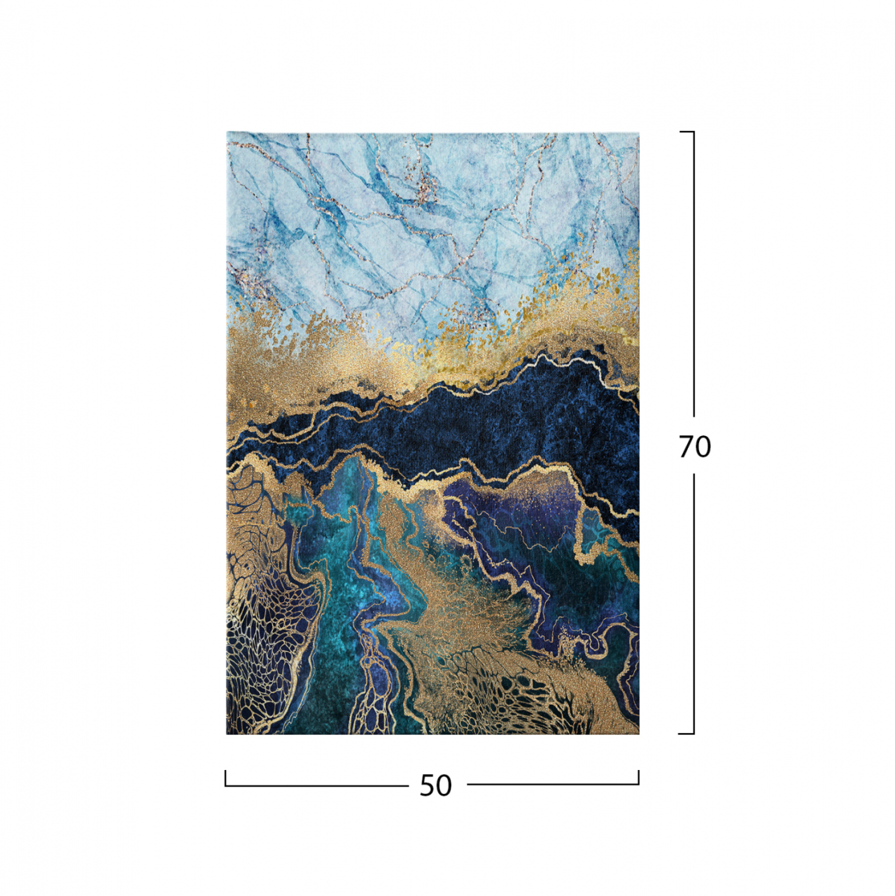 CANVAS PAINTING MARBLE EFFECT HM7196.02 50X3X70 cm. [2]