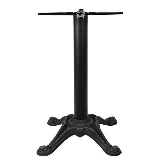 Cast Iron base 58χ58χ75cm crossed 45x45cm 4legs Black HM407 [3]