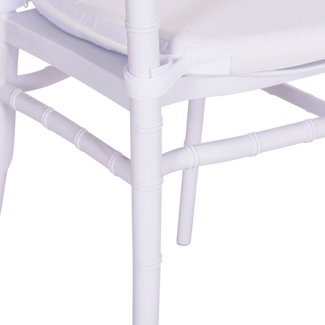 CATERING CHAIR TIFFANY WITH CUSHION HM21104 WHITE POLYPROPYLENE 39x47x89Hcm. [8]