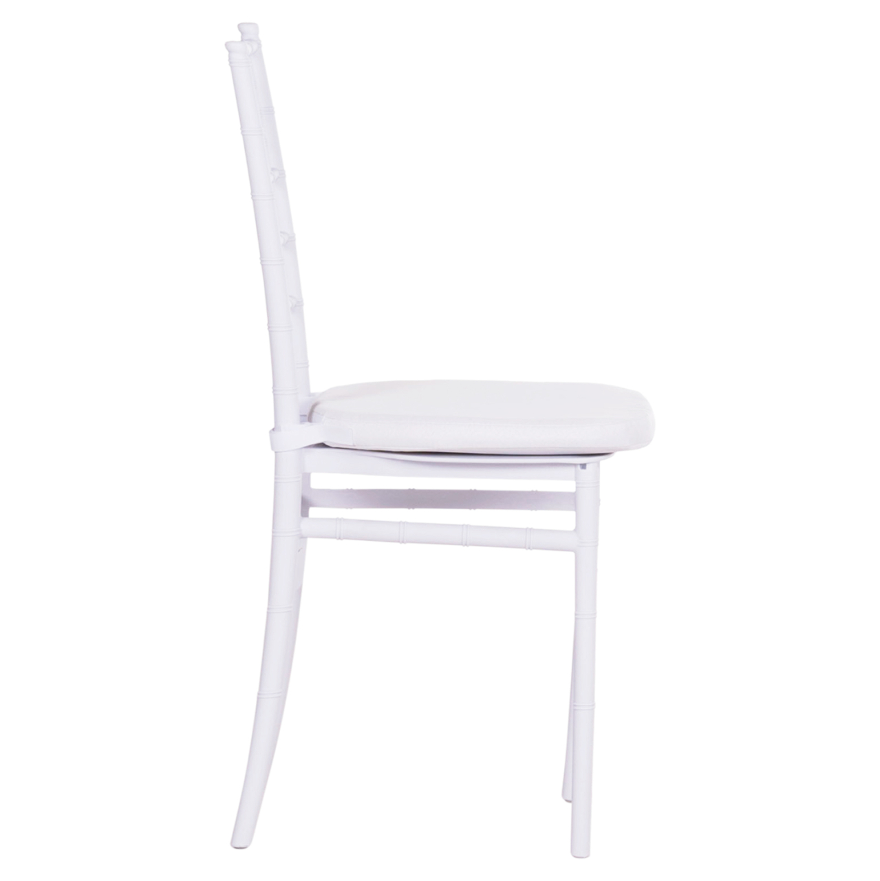 CATERING CHAIR TIFFANY WITH CUSHION HM21104 WHITE POLYPROPYLENE 39x47x89Hcm. [3]