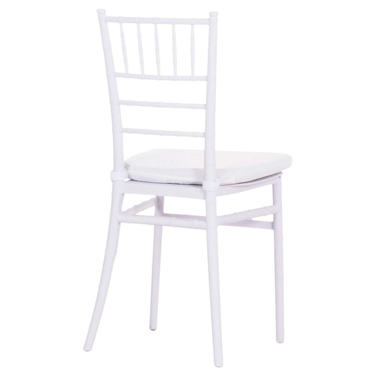 CATERING CHAIR TIFFANY WITH CUSHION HM21104 WHITE POLYPROPYLENE 39x47x89Hcm. [4]