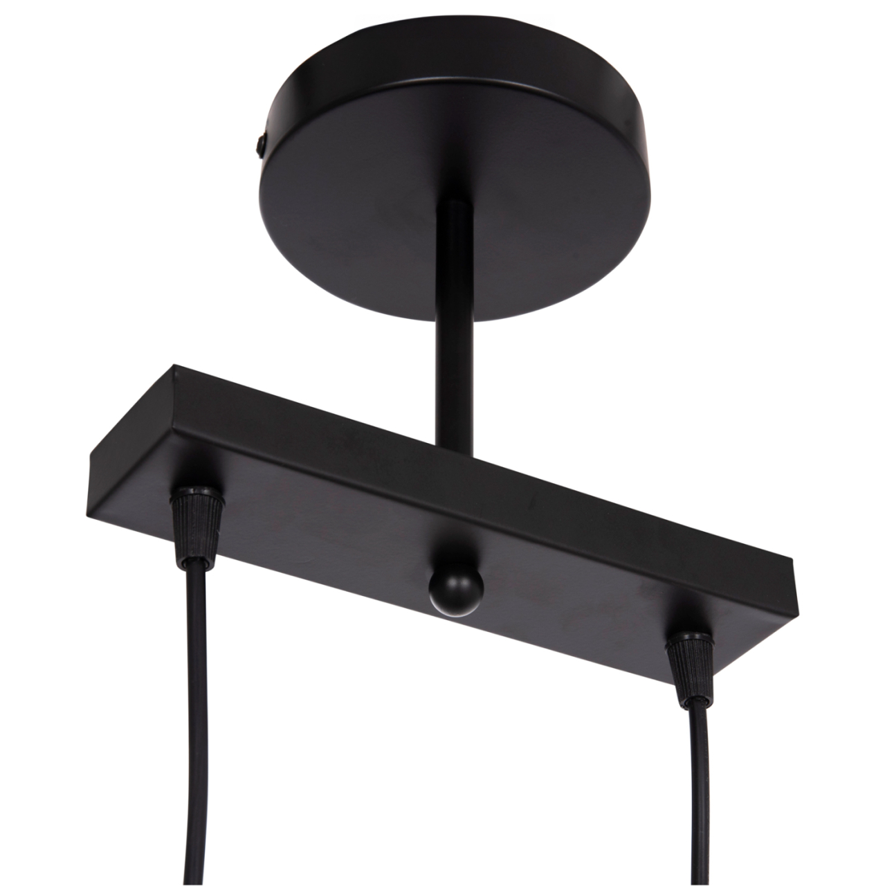 CEILING PENDANT 2-LIGHT BELL HM7531.11 BLACK METAL-BRONZE SOCKET Φ21,5x135Hcm. [6]