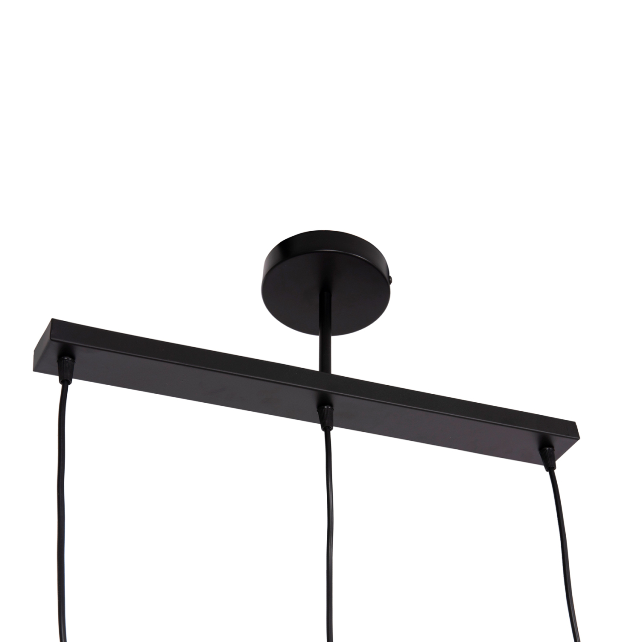 CEILING PENDANT 3-LIGHT BELL HM7533.11 BLACK METAL-BRONZE SOCKET Φ21,5x128Hcm. [7]