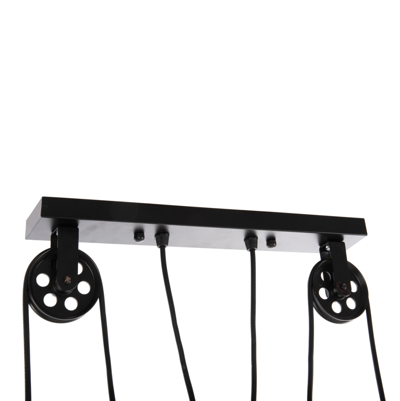 CEILING PENDANT 3-LIGHT HM4120 METAL IN BLACK 91x91x95,5Hcm. [6]