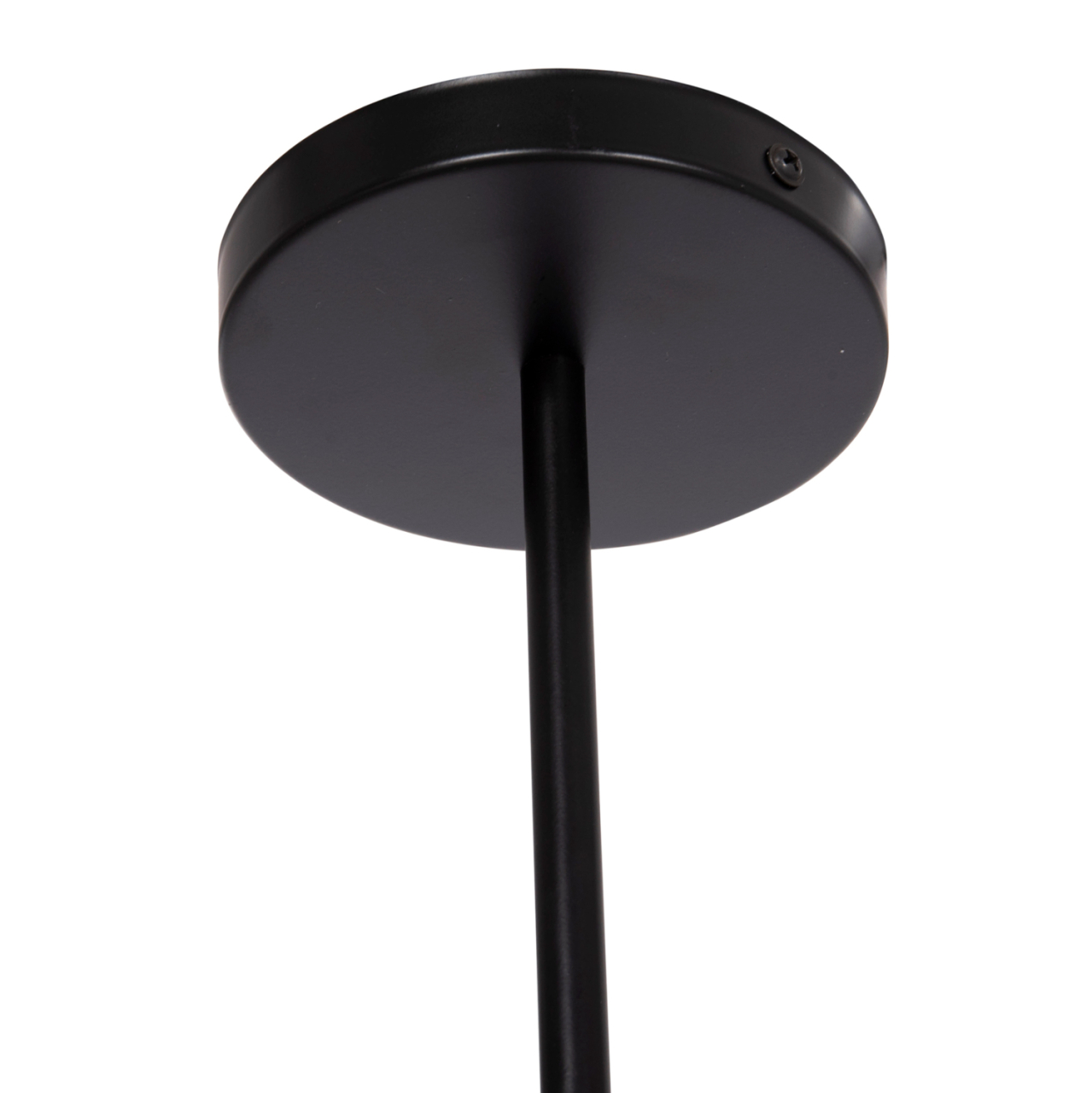 CEILING PENDANT 4-LIGHT FIXTURE LIGHTY HM7405.11 BLACK METAL 57x5x52Hcm. [6]