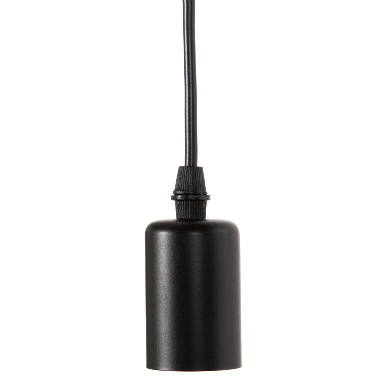CEILING PENDANT 8-LIGHT HM4176 BLACK METAL-BLACK CABLES Φ100x180Hcm. [4]