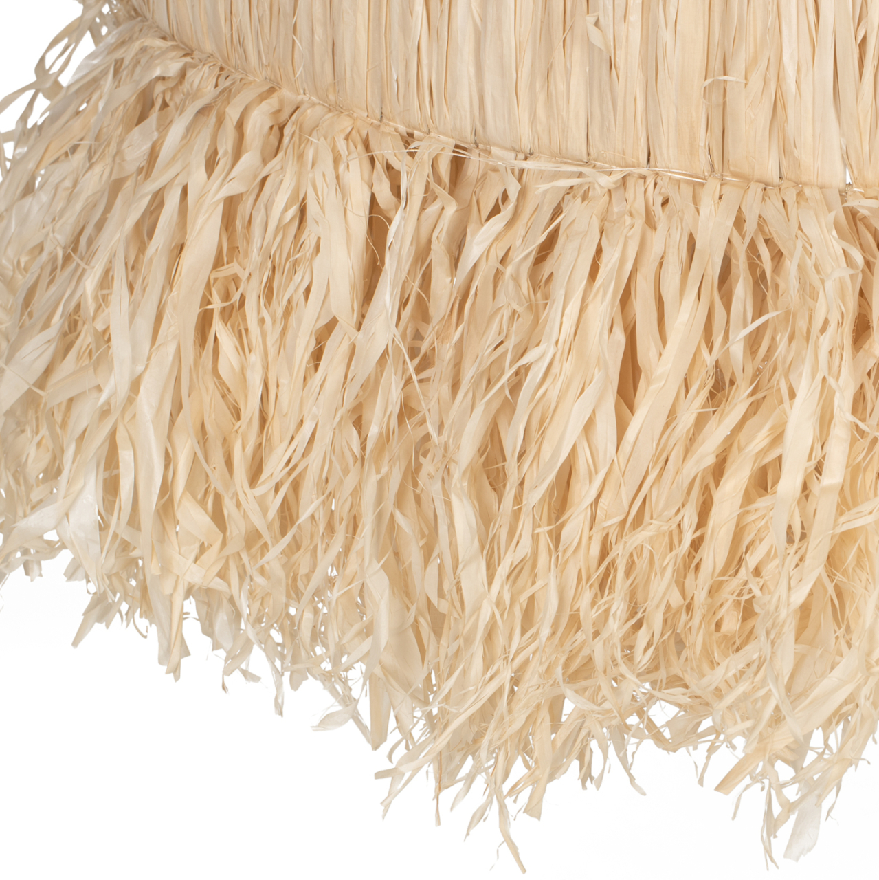 CEILING PENDANT CYLINDRICAL CAP MADE OF SISAL FIBERS IN NATURAL COLOR 80x80x45Hcm.HM7790 [7]