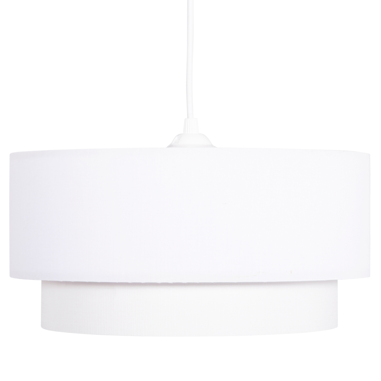 CEILING PENDANT CYLINDRICAL LAMP KRIKS HM4707.01 PVC IN WHITE Φ30x70Hcm. [3]