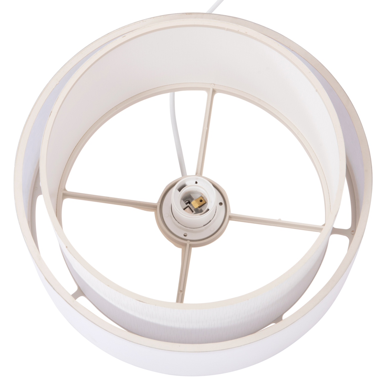 CEILING PENDANT CYLINDRICAL LAMP KRIKS HM4707.01 PVC IN WHITE Φ30x70Hcm. [6]