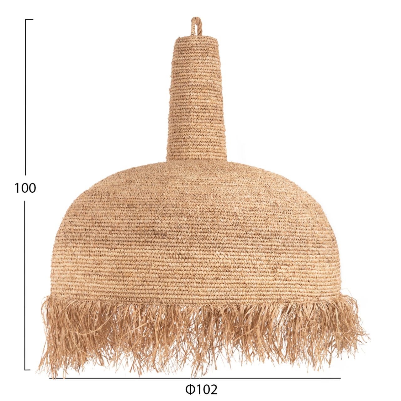 CEILING PENDANT HM4032 DRIED PALM LEAF FIBERS Φ102x100Hcm. [2]