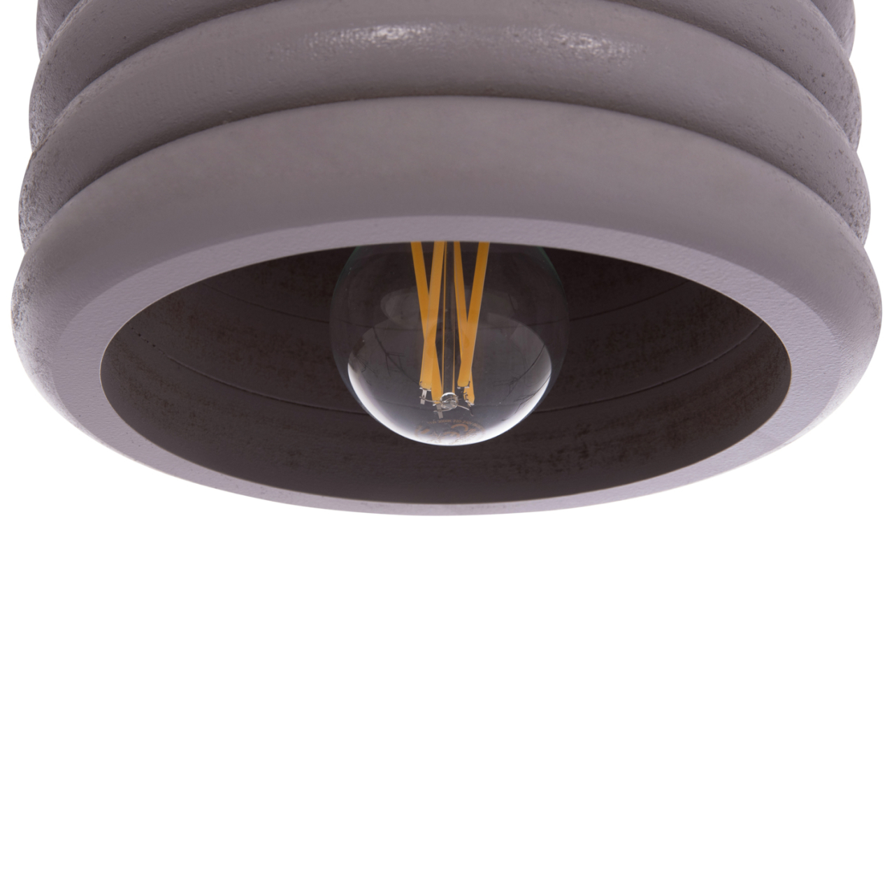 CEILING PENDANT HM7655.04, GREY WOODEN RINGS, Φ23x57 [4]