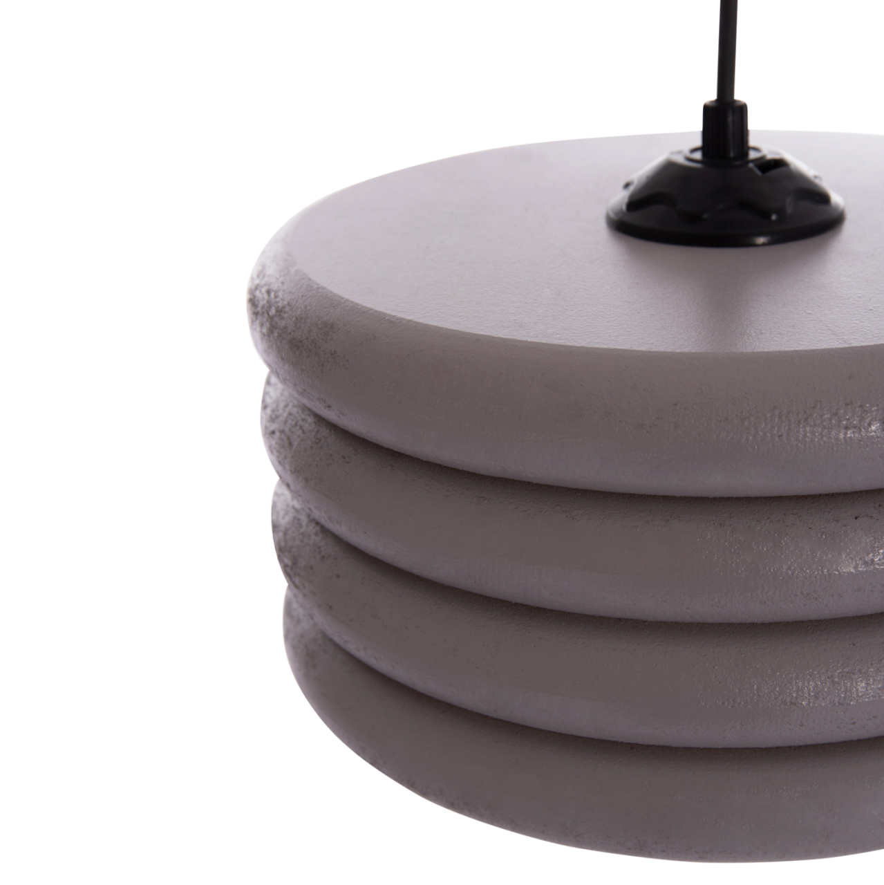 CEILING PENDANT HM7655.04, GREY WOODEN RINGS, Φ23x57 [5]