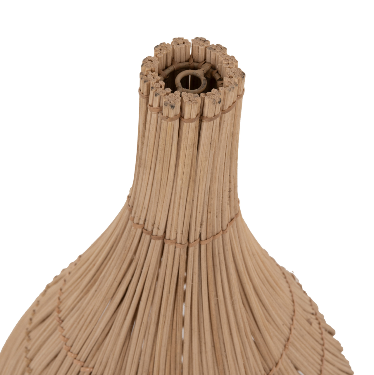 CEILING PENDANT LAMP CARBOY HM7884 NATURAL RATTAN IN NATURAL COLOR Φ28x163.5Hcm. [4]