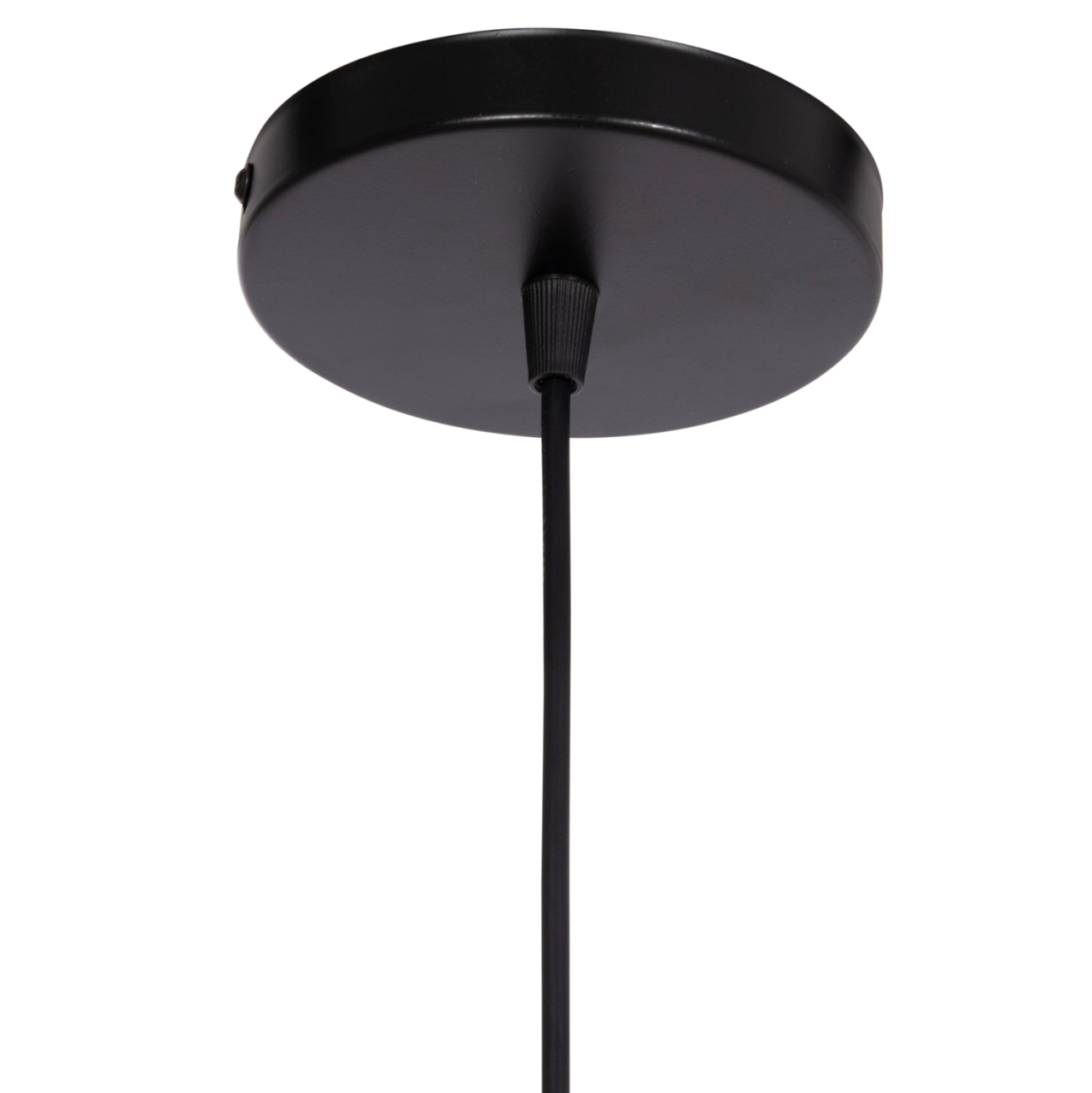 CEILING PENDANT LAMP DROPLET HM7503.11 METAL IN BLACK-MILKY WHITE GLOBE BULB 23.5x12x147Hcm. [6]