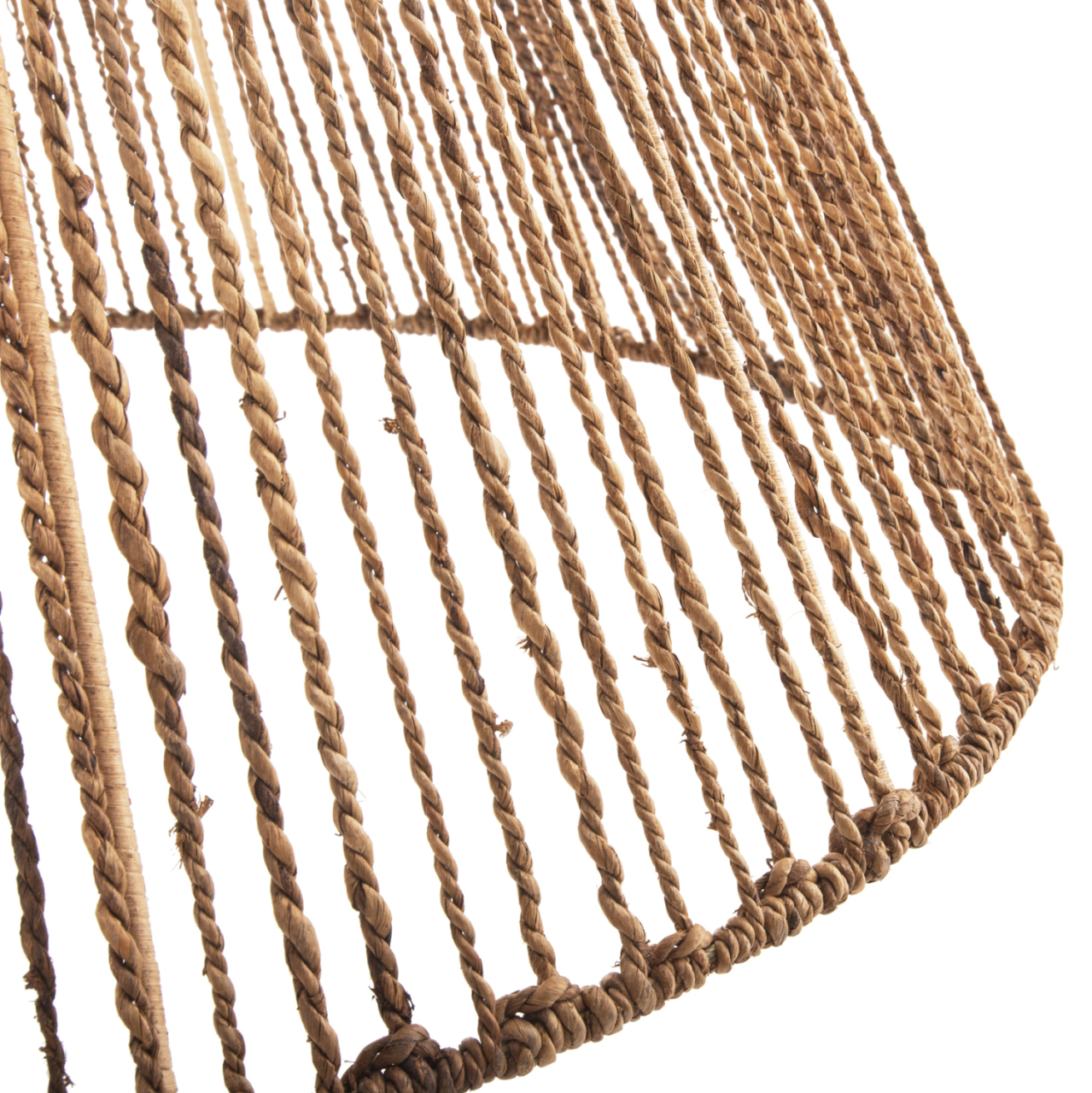CEILING PENDANT LAMP HM4034 DRIED BANANA TREE FIBERS IN BROWN COLOR Φ100x100-105Hcm. [4]