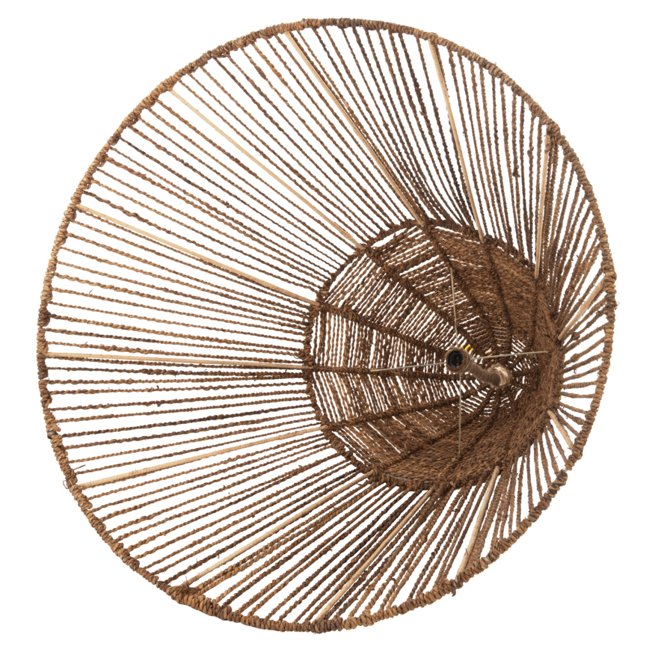 CEILING PENDANT LAMP HM4034 DRIED BANANA TREE FIBERS IN BROWN COLOR Φ100x100-105Hcm. [5]