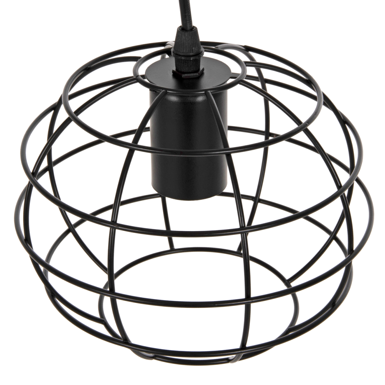 CEILING PENDANT LAMP HM4038 3 METAL SPHERES Φ23x122Hcm. [3]