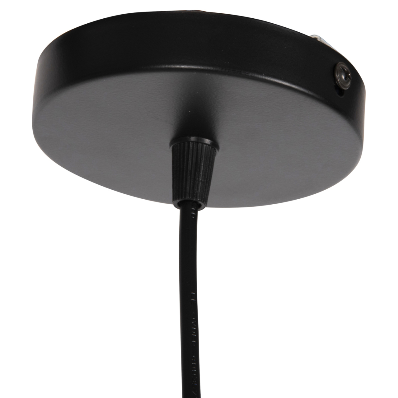 CEILING PENDANT LAMP HM4073 BLACK METAL 30x30x35H cm. [7]
