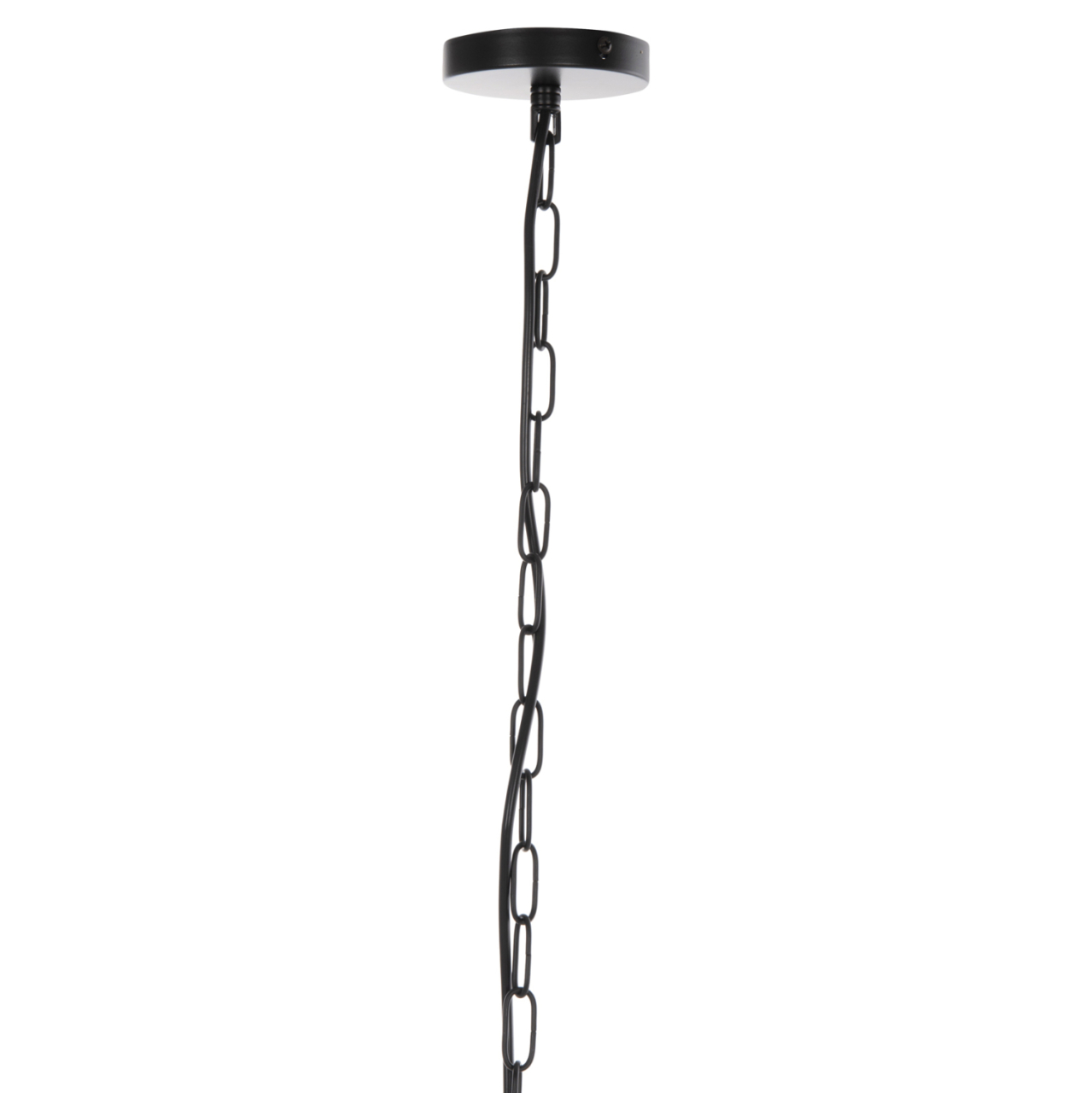 CEILING PENDANT LAMP HM4074 BLACK METAL CAP Φ33x141Hcm. [7]