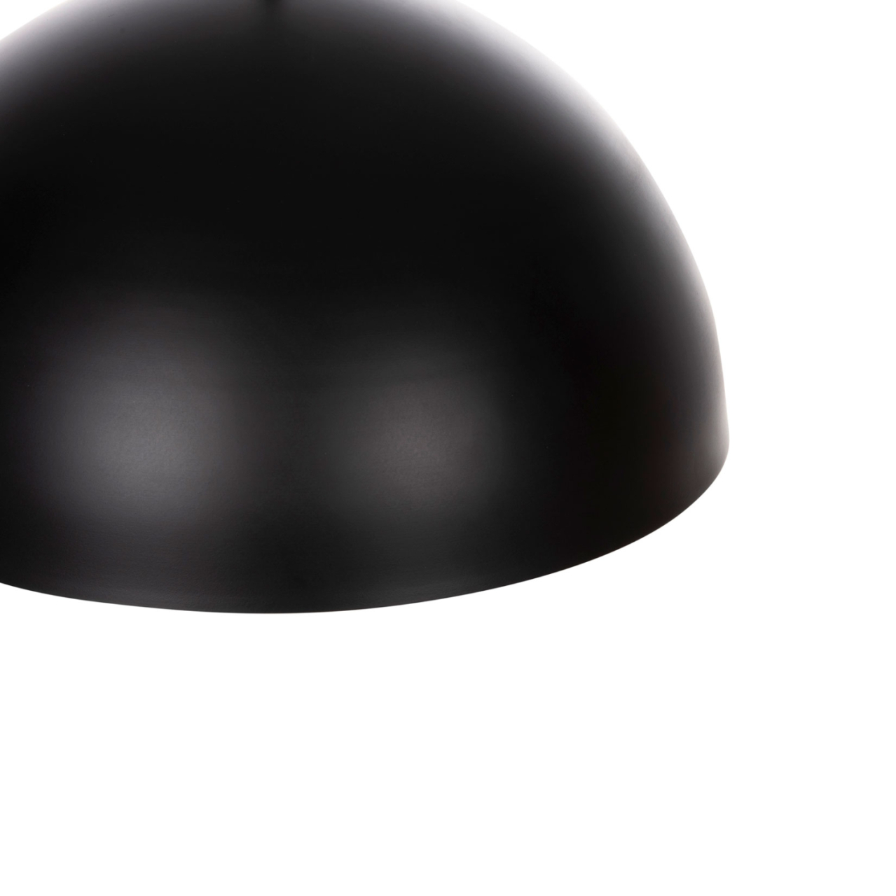 CEILING PENDANT LAMP HM4078 BLACK METAL ROUND CAP Φ40x125Hcm. [3]