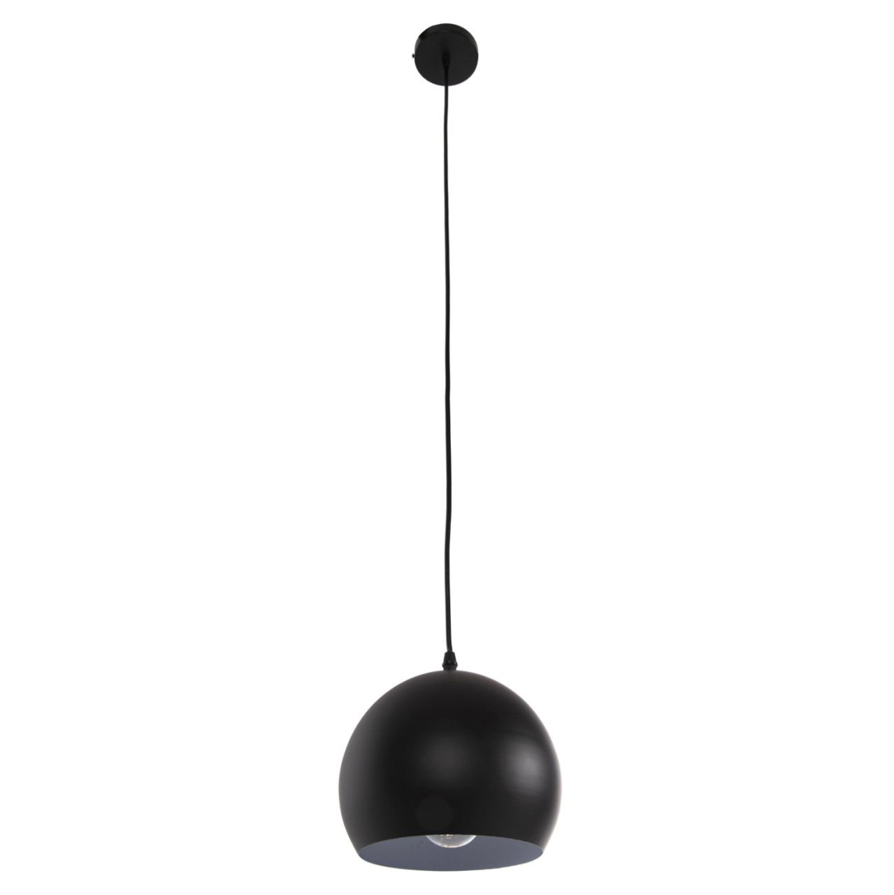 CEILING PENDANT LAMP HM4107 BLACK METAL CAP 19x19x115Hcm. [3]