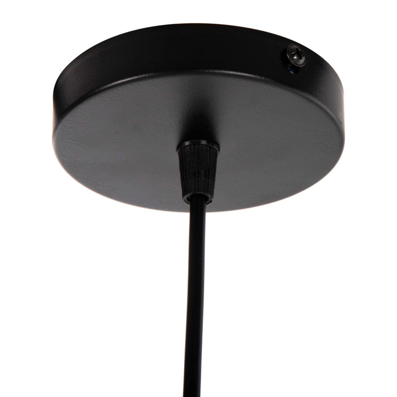CEILING PENDANT LAMP HM4107 BLACK METAL CAP 19x19x115Hcm. [7]