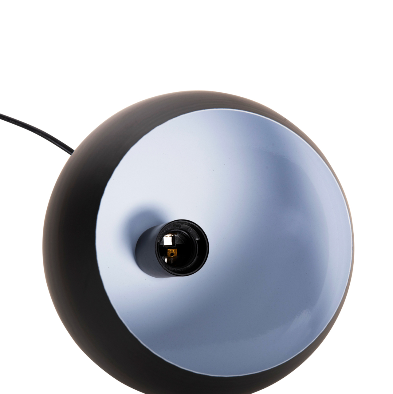 CEILING PENDANT LAMP HM4107 BLACK METAL CAP 19x19x115Hcm. [6]
