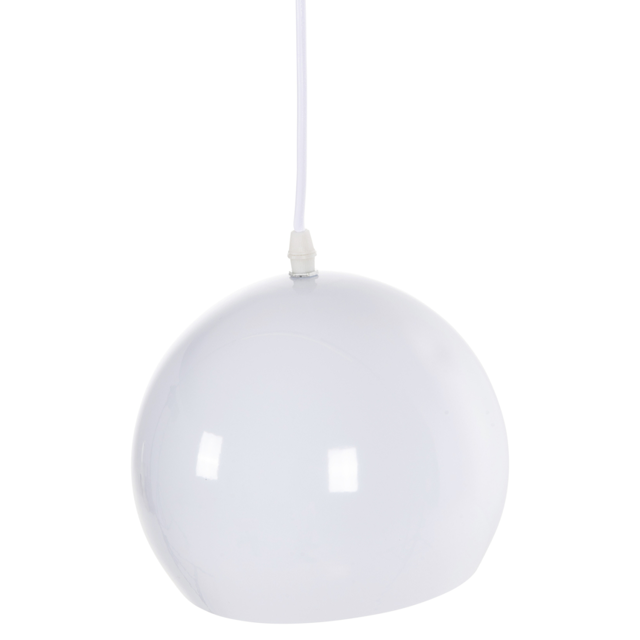 CEILING PENDANT LAMP HM4108 WHITE METAL BELL 19x19x115H cm. [3]