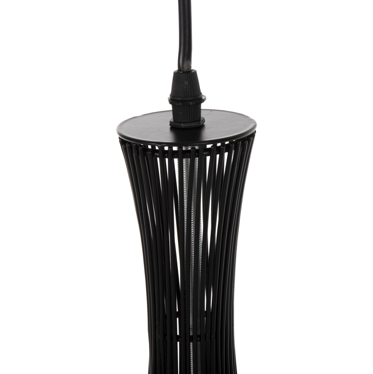 CEILING PENDANT LAMP HM4132 BLACK METAL Φ30x50H cm. [5]