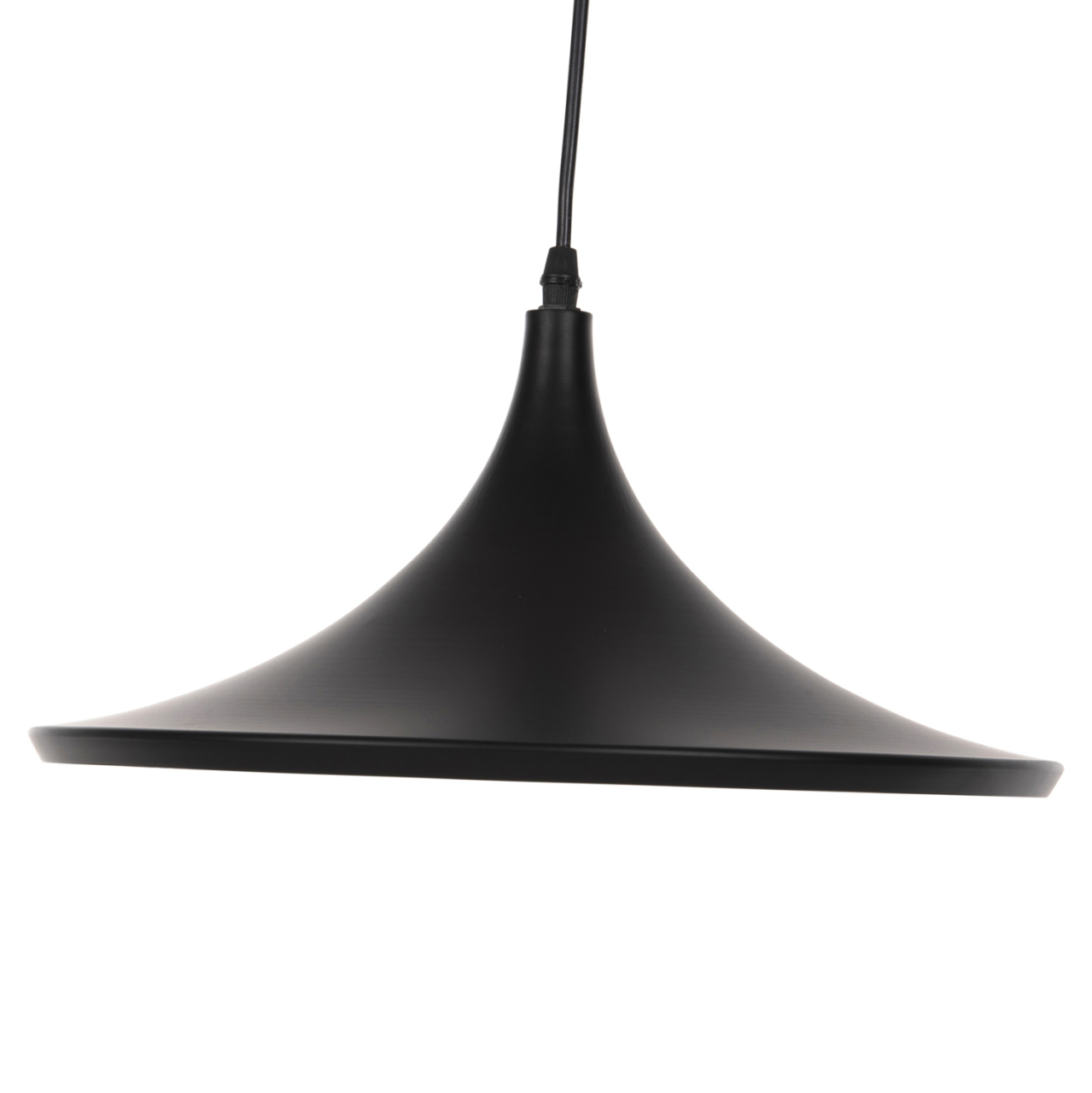 CEILING PENDANT LAMP HM4133 ALUMINUM IN BLACK and GOLD Φ36x112H cm. [4]