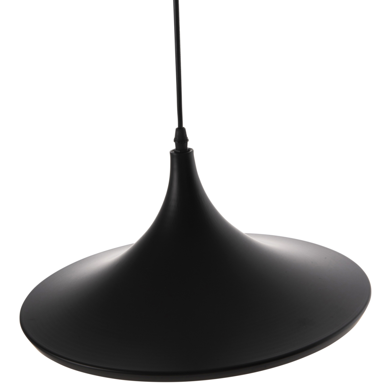 CEILING PENDANT LAMP HM4133 ALUMINUM IN BLACK and GOLD Φ36x112H cm. [3]