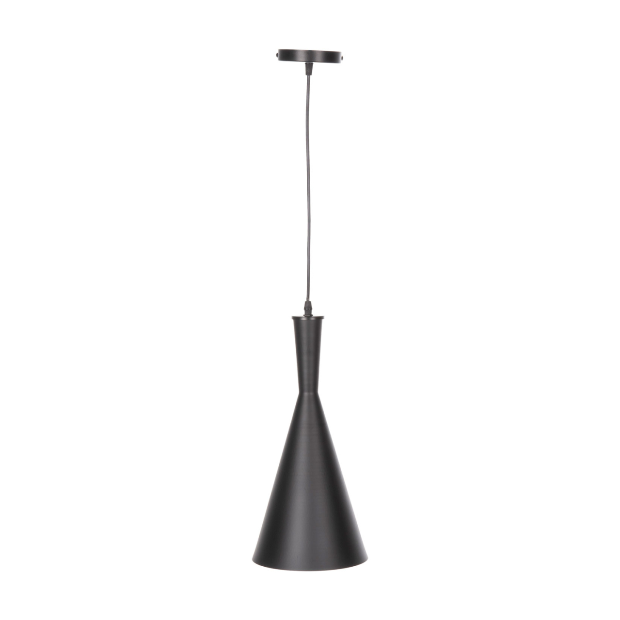 CEILING PENDANT LAMP HM4134 BLACK ALUMINUM CAP Φ18x130Hcm. [3]