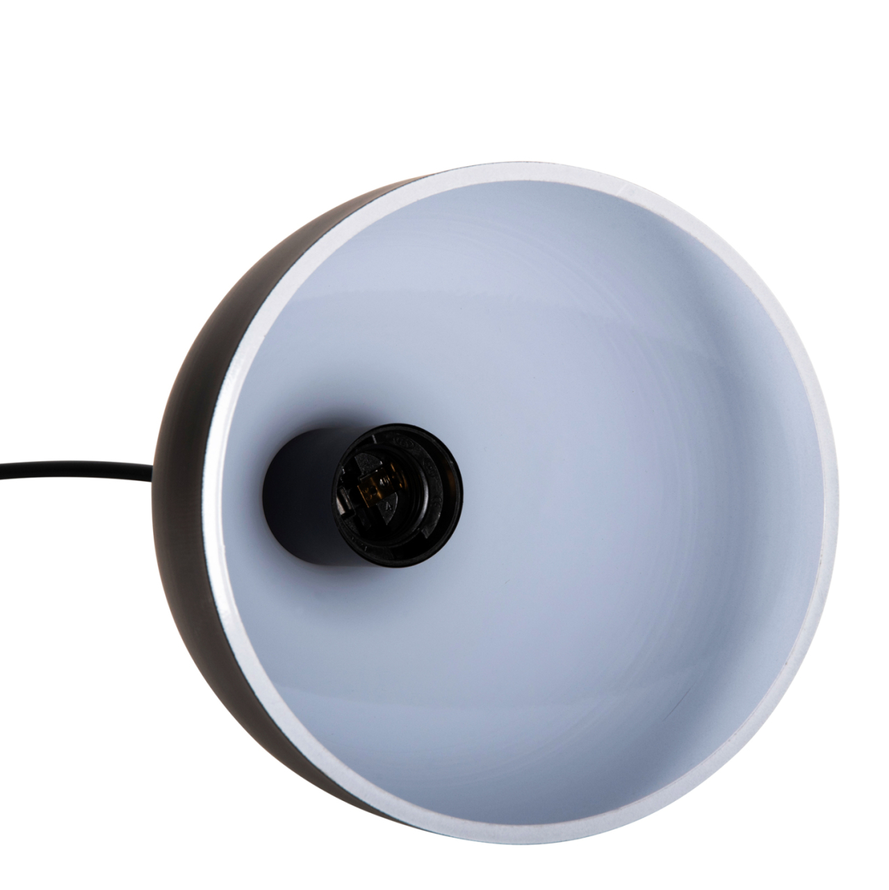 CEILING PENDANT LAMP HM4137 3-LIGHT BLACK METAL Φ33x33-115Hcm. [6]