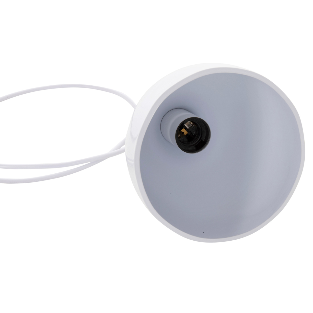 CEILING PENDANT LAMP HM4138 3-LIGHT WHITE METAL Φ33x33-115Hcm. [4]