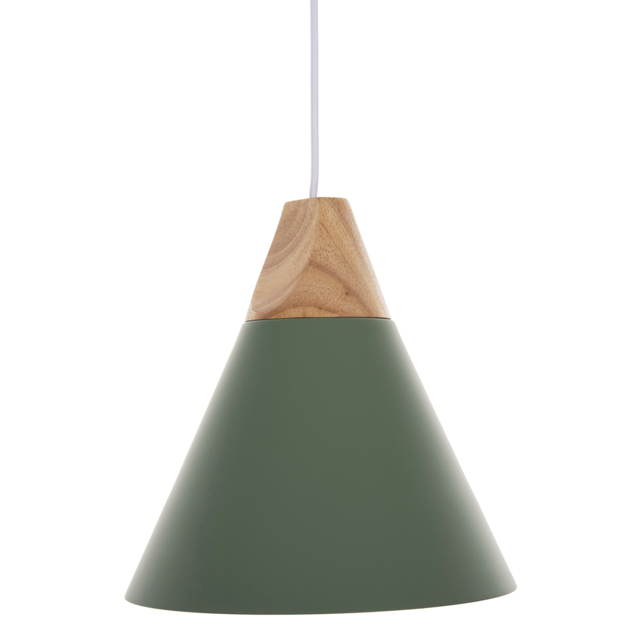 CEILING PENDANT LAMP HM4147 GREEN METAL CAP Φ25x118Hcm. [3]
