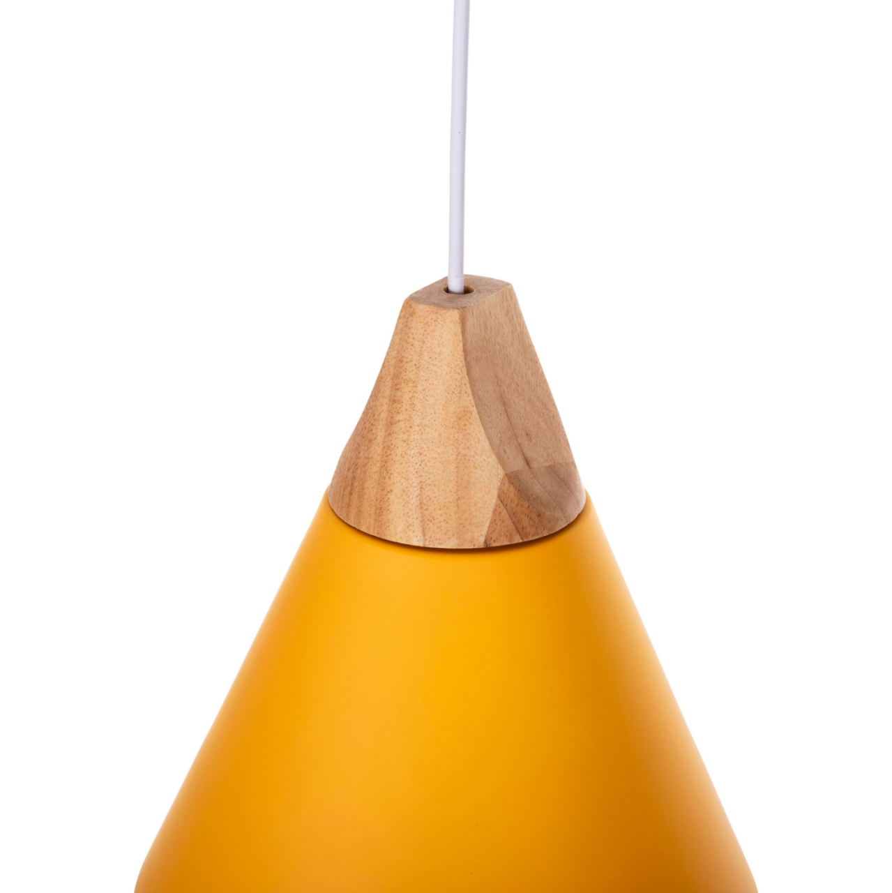 CEILING PENDANT LAMP HM4151 YELLOW METAL CAP Φ21,5x115Hcm. [4]