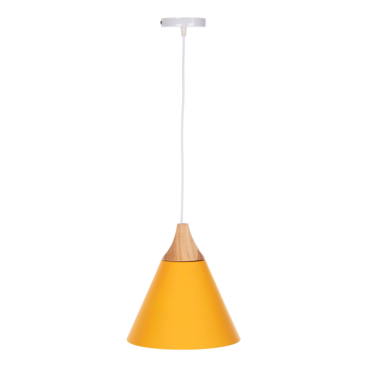 CEILING PENDANT LAMP HM4151 YELLOW METAL CAP Φ21,5x115Hcm. [3]