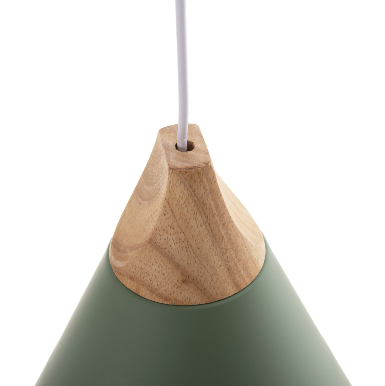 CEILING PENDANT LAMP HM4152 GREEN METAL CAP Φ21,5x115Hcm. [4]