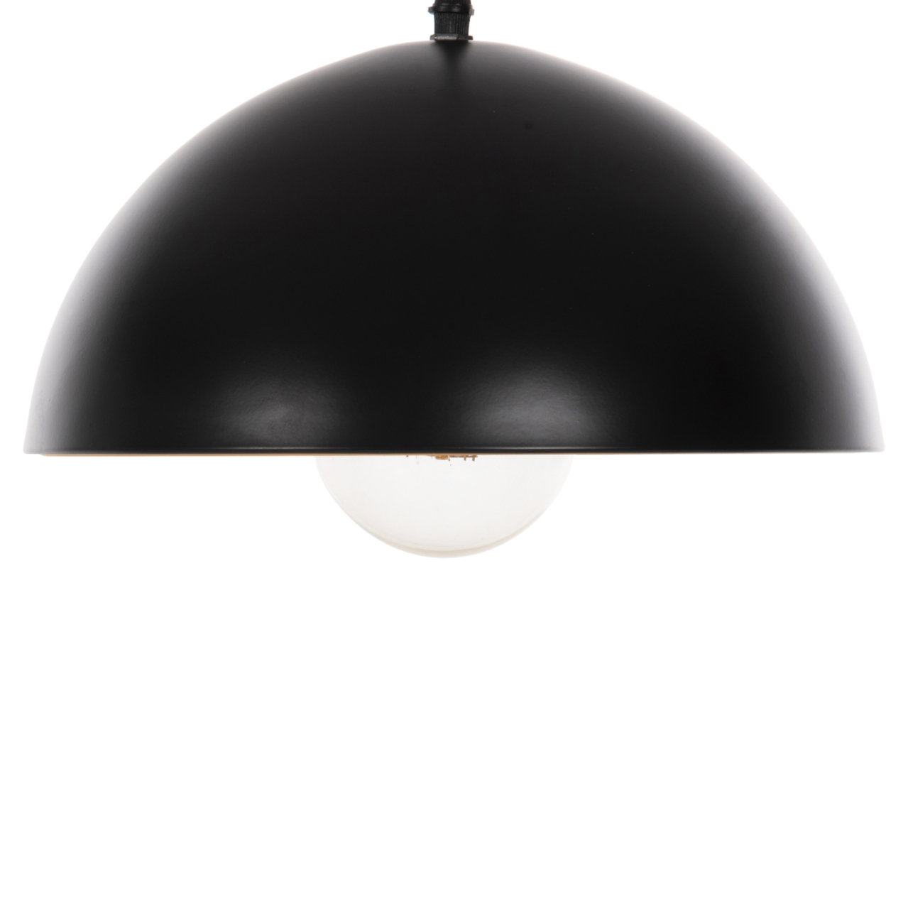 CEILING PENDANT LAMP HM4153 BLACK-GOLD ALUMINUM CAP Φ29x113H cm. [4]