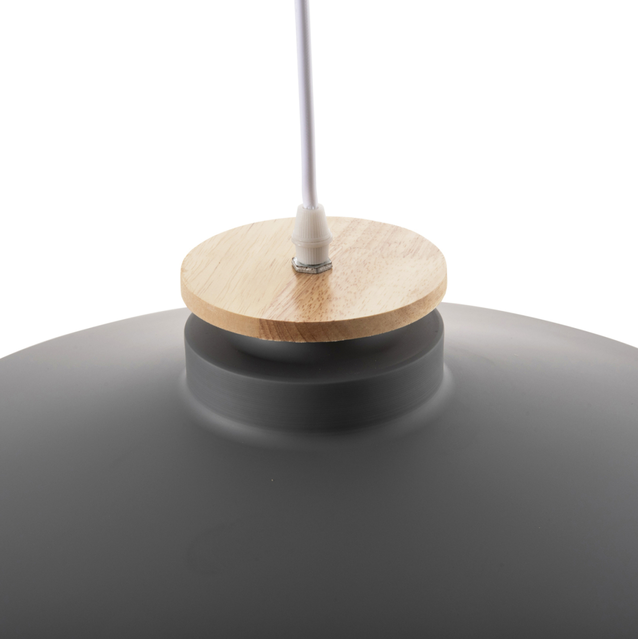 CEILING PENDANT LAMP HM4159.03 GREY METAL CAP Φ40x116Hcm. [3]