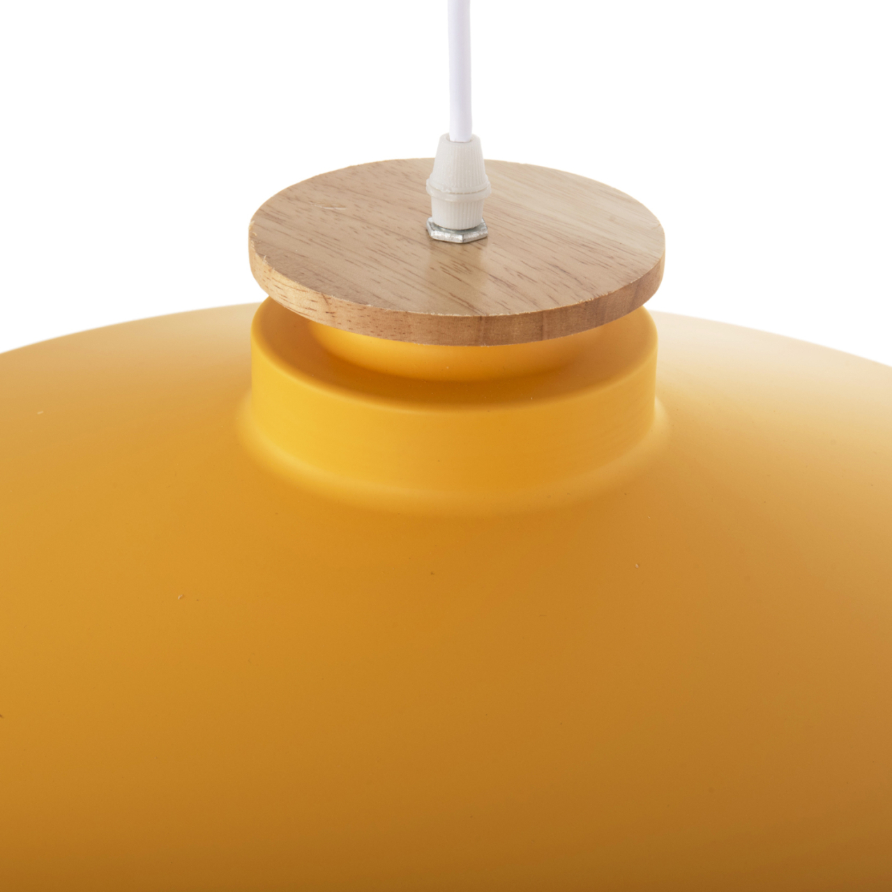 CEILING PENDANT LAMP HM4159.04 YELLOW METAL CAP Φ40x116Hcm. [6]