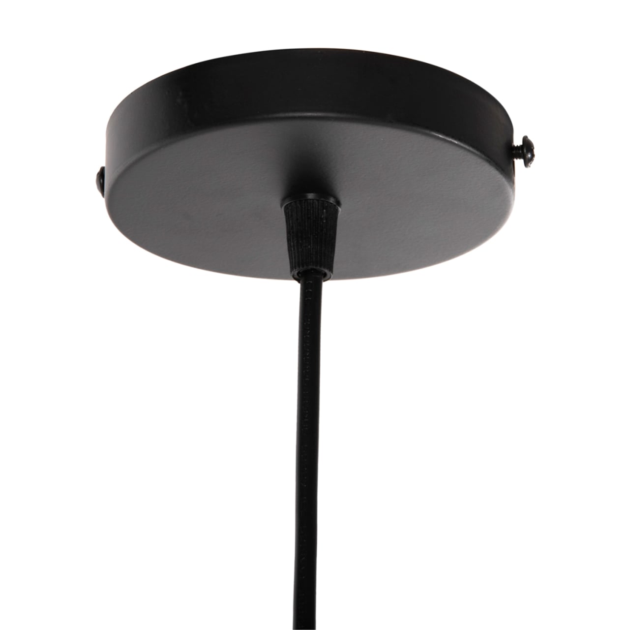 CEILING PENDANT LAMP HM4165.01 METAL SPHERE-BLACK and ORANGE Φ20x118Hcm. [6]