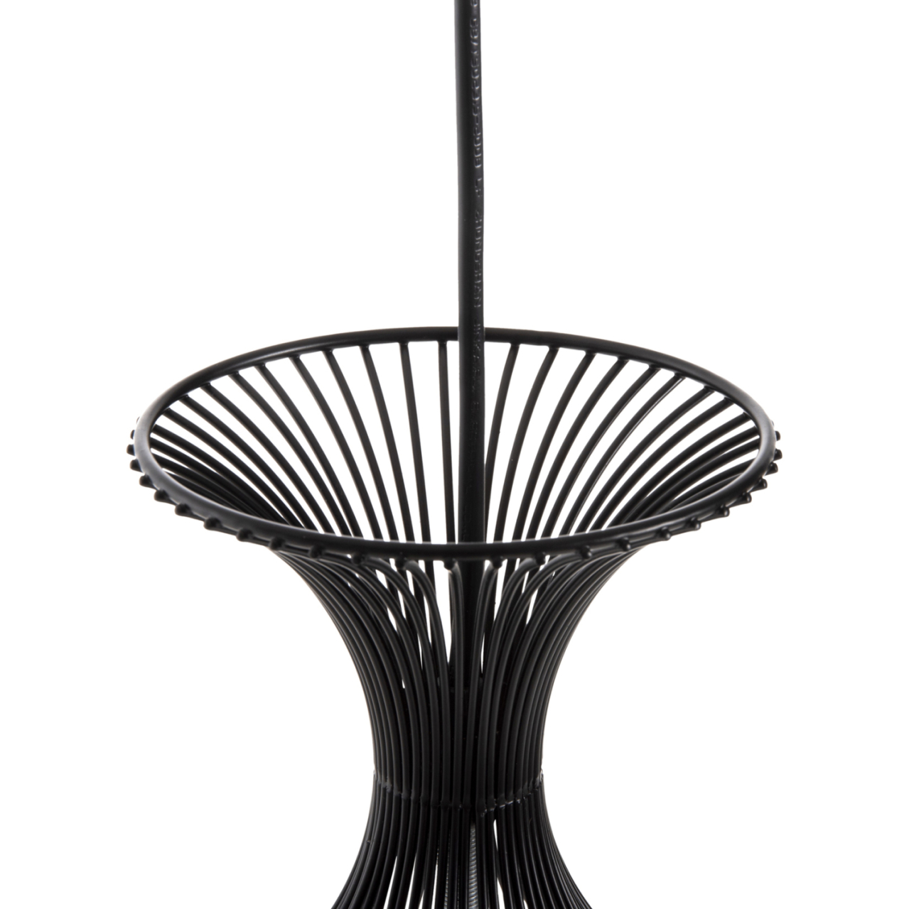 CEILING PENDANT LAMP HM4186 BLACK METAL 20x20x131Hcm. [6]