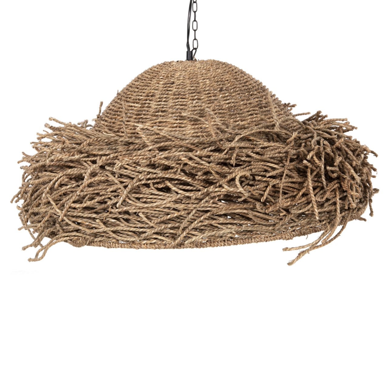 CEILING PENDANT LAMP HM4347 SEAGRASS IN NATURAL COLOR Φ72x30-140Hcm. [3]