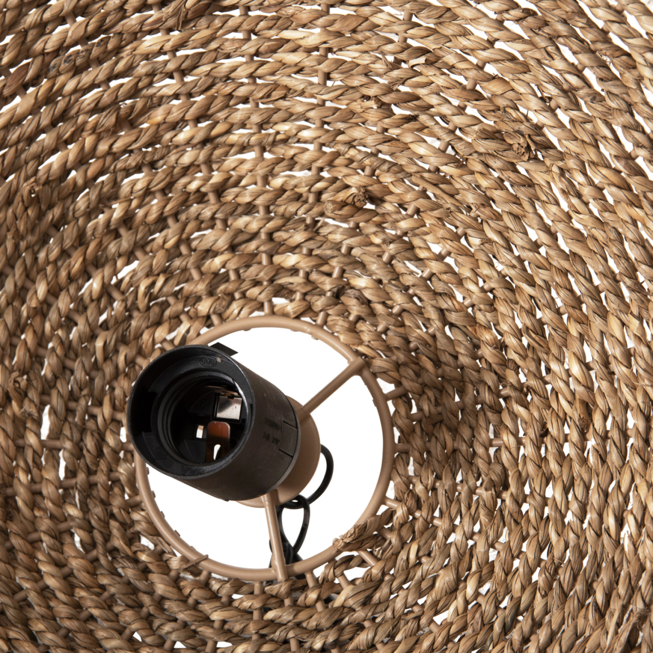 CEILING PENDANT LAMP HM4347 SEAGRASS IN NATURAL COLOR Φ72x30-140Hcm. [7]