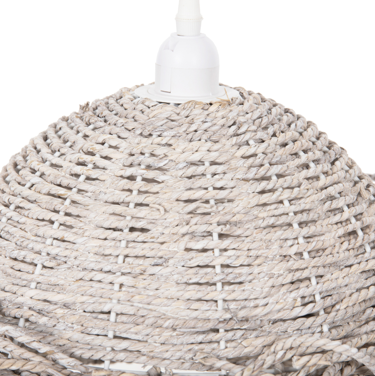 CEILING PENDANT LAMP HM4349 SEAGRASS IN WHITEWASH COLOR Φ50x25-135Hcm. [6]