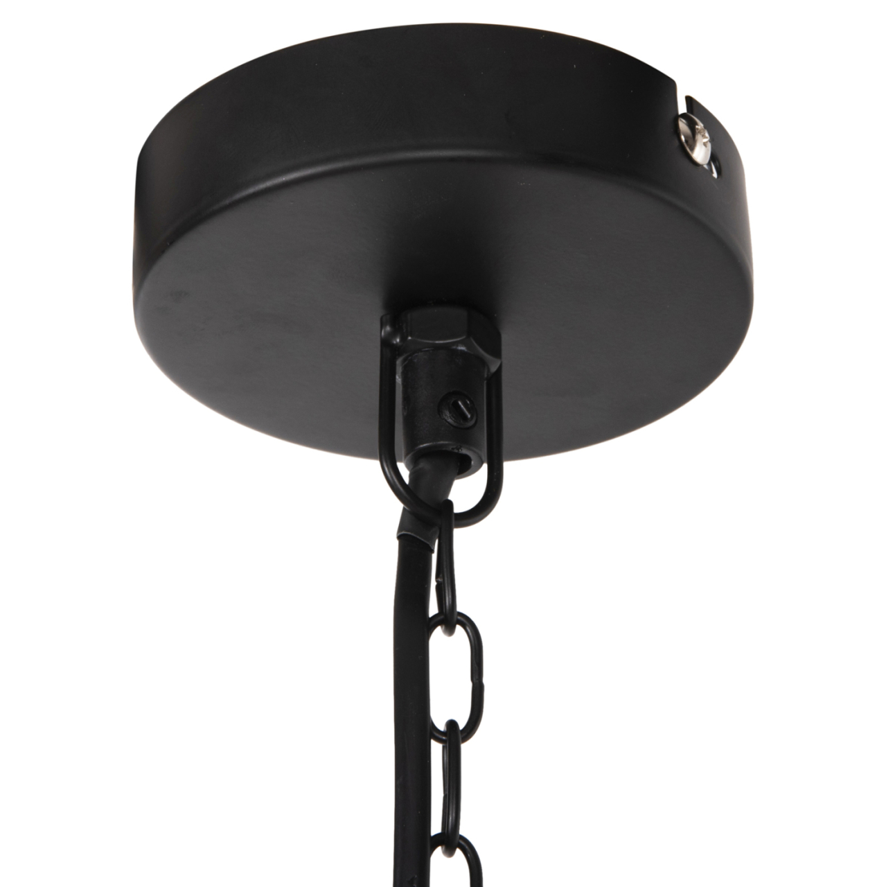 CEILING PENDANT LAMP HM4354 NATURAL RATTAN-PAPER ROPE-NATURALandBLACK COLOR Φ54x42-145Hcm. [9]