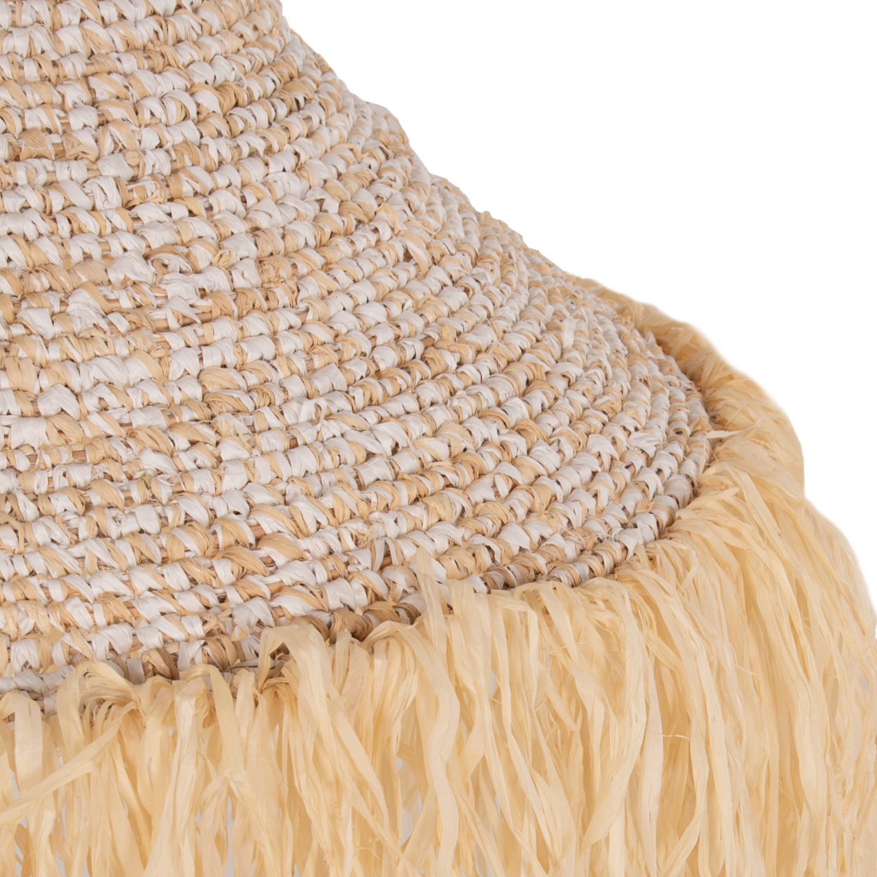 CEILING PENDANT LAMP HM7816 PALM LEAF FIBER FRINGES IN NATURAL COLOR Φ53x45Hcm [5]